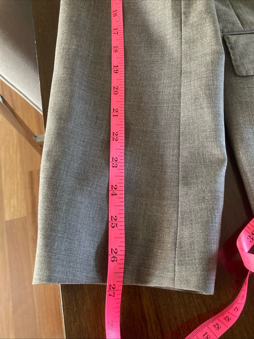 Banana Republic Vitale Barberis Canónico wool Men's- Tailored Sport Coat Taupe - Picture 14 of 16